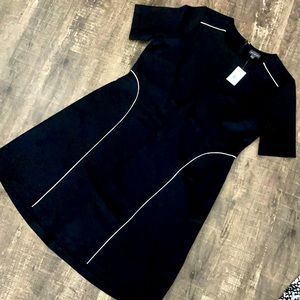 The Limited Black & White Dress Large